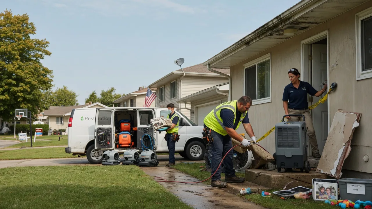 Water Damage Restoration in Petersburg, IL near me